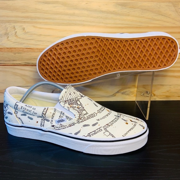 Vans X Harry Potter Mauraders Map Classic Slip On - Picture 8 of 8